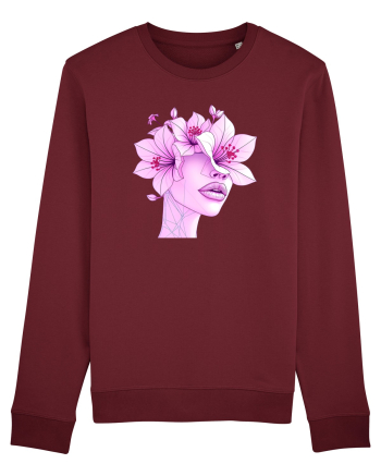 FLORAL GEOMETRIC CRINI Feminitate 3 Burgundy