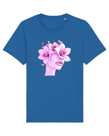 FLORAL GEOMETRIC CRINI Feminitate 3 Royal Blue