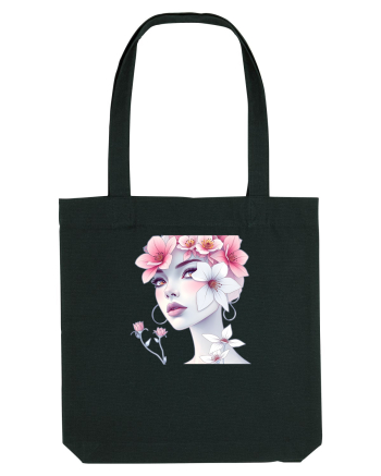 FLORAL GEOMETRIC MAGNOLII Feminitate  2 Black