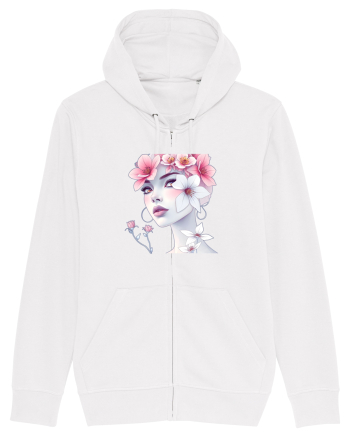 FLORAL GEOMETRIC MAGNOLII Feminitate  2 White
