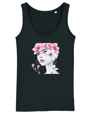FLORAL GEOMETRIC MAGNOLII Feminitate  2 Black