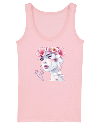 FLORAL GEOMETRIC MAGNOLII Feminitate  2 Cotton Pink