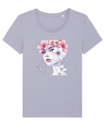 FLORAL GEOMETRIC MAGNOLII Feminitate  2 Lavender