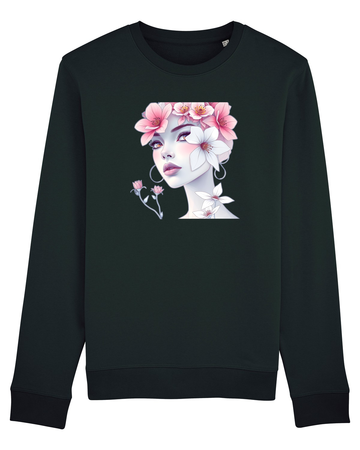 Bluză mânecă lungă Unisex Rise Black