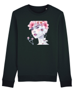 FLORAL GEOMETRIC MAGNOLII Feminitate  2 Bluză mânecă lungă Unisex Rise