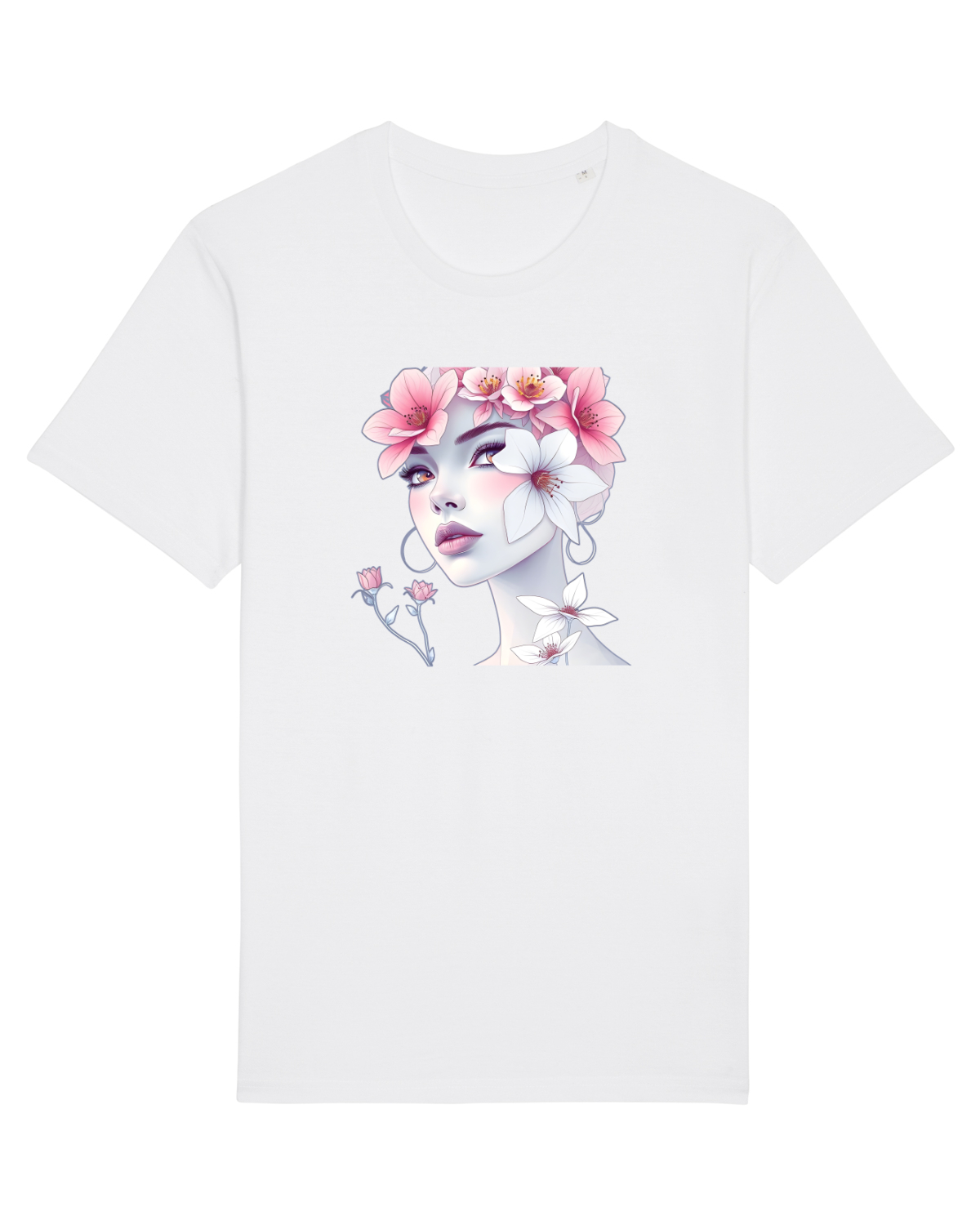 Tricou mânecă scurtă Unisex Rocker White