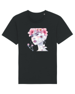 FLORAL GEOMETRIC MAGNOLII Feminitate  2 Tricou mânecă scurtă Unisex Rocker