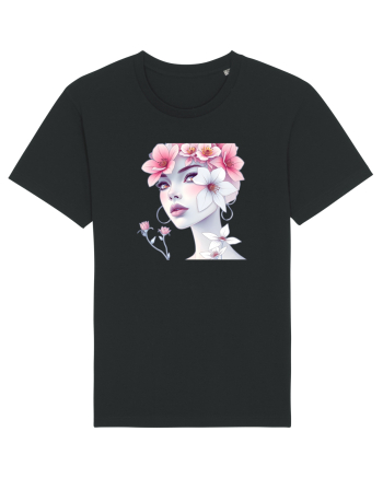 FLORAL GEOMETRIC MAGNOLII Feminitate  2 Black