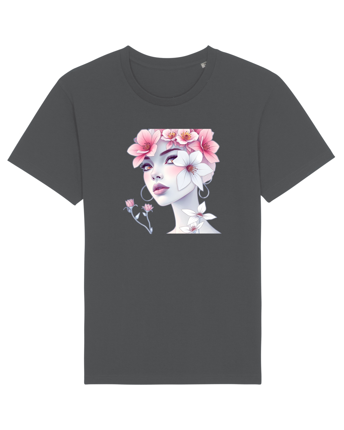 Tricou mânecă scurtă Unisex Rocker Anthracite