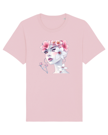 FLORAL GEOMETRIC MAGNOLII Feminitate  2 Cotton Pink