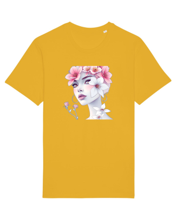 FLORAL GEOMETRIC MAGNOLII Feminitate  2 Spectra Yellow
