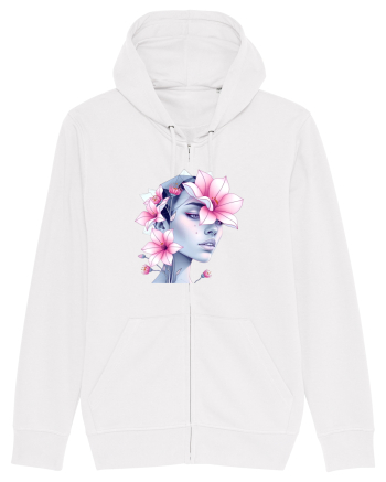FLORAL GEOMETRIC MAGNOLII Feminitate  3 White