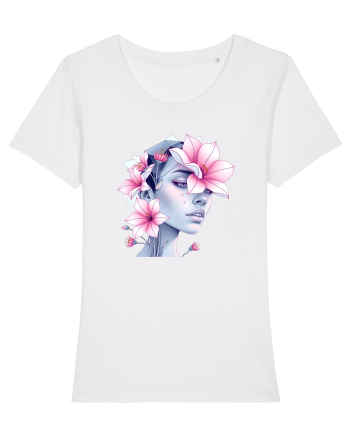 FLORAL GEOMETRIC MAGNOLII Feminitate  3 White