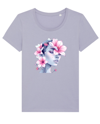FLORAL GEOMETRIC MAGNOLII Feminitate  3 Lavender