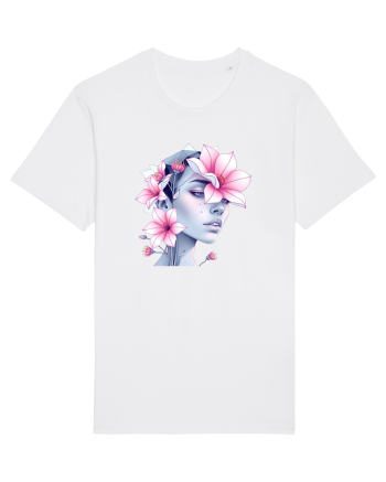 FLORAL GEOMETRIC MAGNOLII Feminitate  3 White