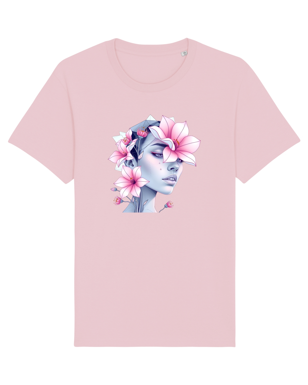 Tricou mânecă scurtă Unisex Rocker Cotton Pink