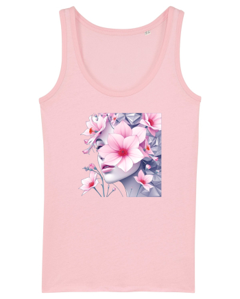 FLORAL GEOMETRIC MAGNOLII Feminitate  4 Cotton Pink