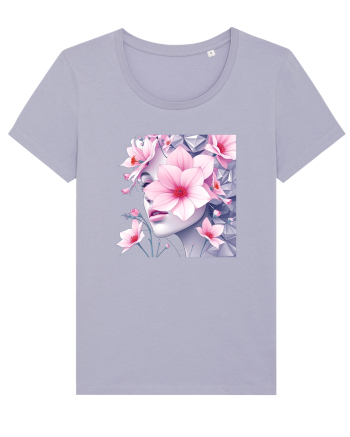 FLORAL GEOMETRIC MAGNOLII Feminitate  4 Lavender