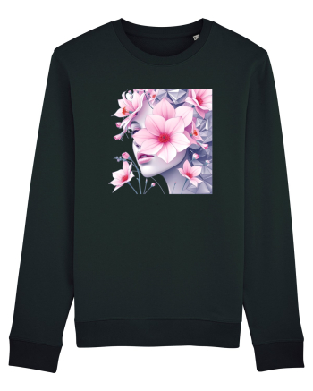 FLORAL GEOMETRIC MAGNOLII Feminitate  4 Black
