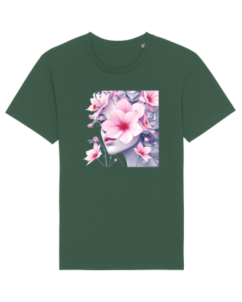 FLORAL GEOMETRIC MAGNOLII Feminitate  4 Bottle Green