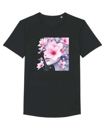 FLORAL GEOMETRIC MAGNOLII Feminitate  4 Black