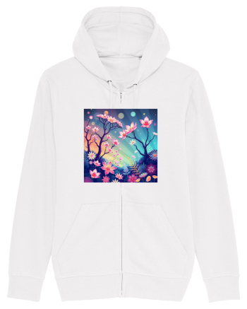 FLORAL GEOMETRIC - PEISAJ SUPERNATURAL 1 White