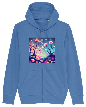 FLORAL GEOMETRIC - PEISAJ SUPERNATURAL 1 Bright Blue