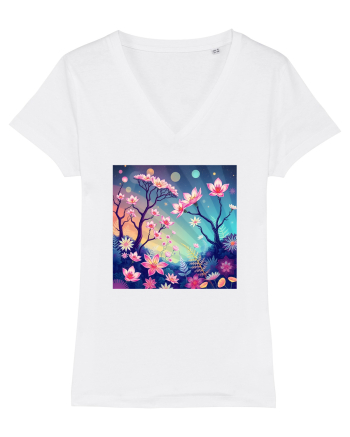 FLORAL GEOMETRIC - PEISAJ SUPERNATURAL 1 White