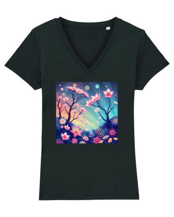 FLORAL GEOMETRIC - PEISAJ SUPERNATURAL 1 Black