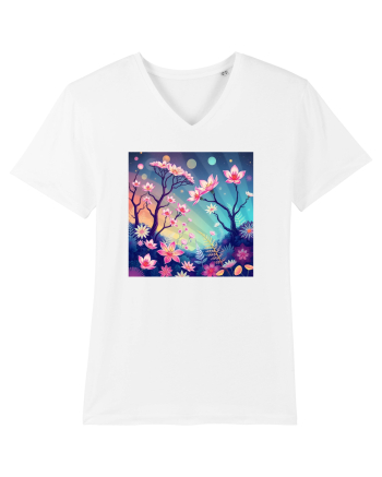 FLORAL GEOMETRIC - PEISAJ SUPERNATURAL 1 White
