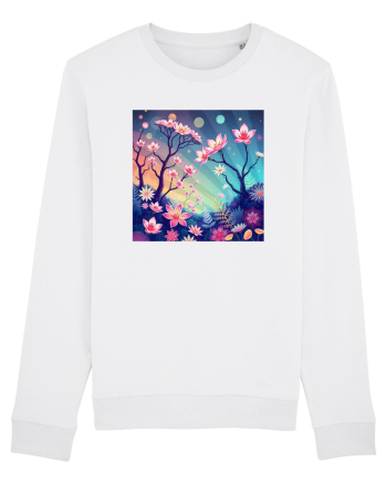 FLORAL GEOMETRIC - PEISAJ SUPERNATURAL 1 White