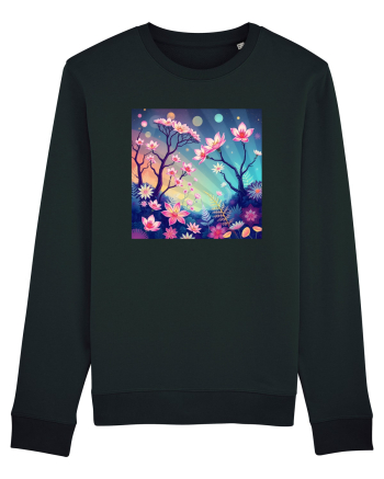 FLORAL GEOMETRIC - PEISAJ SUPERNATURAL 1 Black