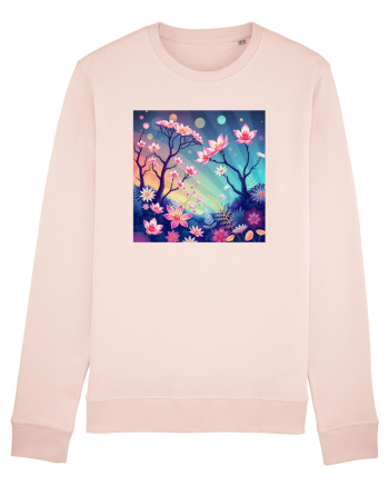 FLORAL GEOMETRIC - PEISAJ SUPERNATURAL 1 Candy Pink