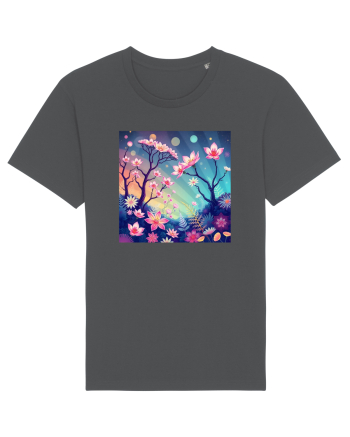 FLORAL GEOMETRIC - PEISAJ SUPERNATURAL 1 Anthracite