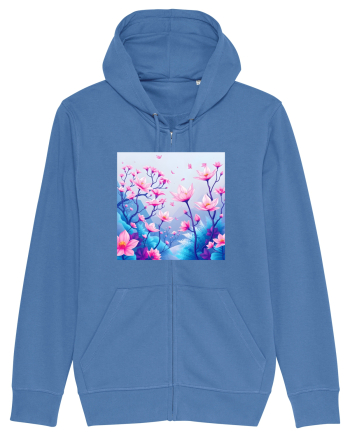 FLORAL GEOMETRIC - PEISAJ SUPERNATURAL 2 Bright Blue