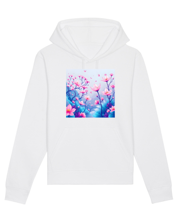 FLORAL GEOMETRIC - PEISAJ SUPERNATURAL 2 White