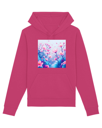 FLORAL GEOMETRIC - PEISAJ SUPERNATURAL 2 Raspberry