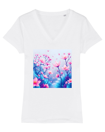 FLORAL GEOMETRIC - PEISAJ SUPERNATURAL 2 White