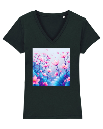 FLORAL GEOMETRIC - PEISAJ SUPERNATURAL 2 Black