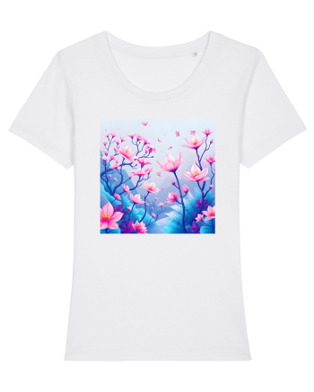 FLORAL GEOMETRIC - PEISAJ SUPERNATURAL 2 White