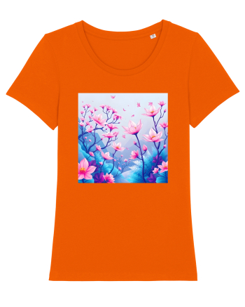 FLORAL GEOMETRIC - PEISAJ SUPERNATURAL 2 Bright Orange
