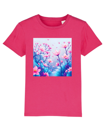FLORAL GEOMETRIC - PEISAJ SUPERNATURAL 2 Raspberry