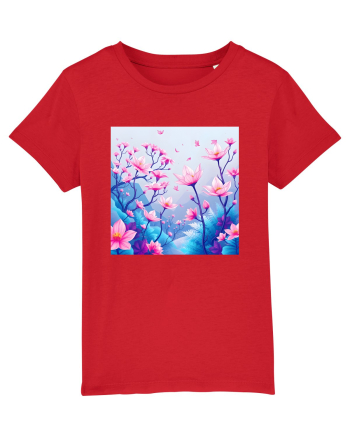 FLORAL GEOMETRIC - PEISAJ SUPERNATURAL 2 Red