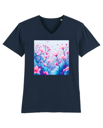 FLORAL GEOMETRIC - PEISAJ SUPERNATURAL 2 French Navy