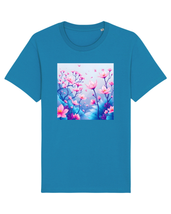 FLORAL GEOMETRIC - PEISAJ SUPERNATURAL 2 Azur