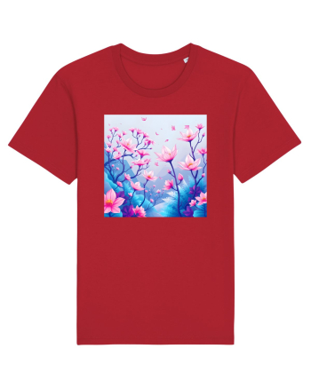 FLORAL GEOMETRIC - PEISAJ SUPERNATURAL 2 Red