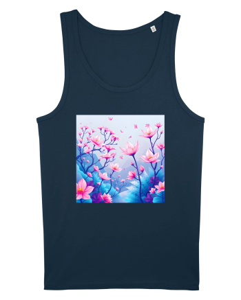 FLORAL GEOMETRIC - PEISAJ SUPERNATURAL 2 Navy