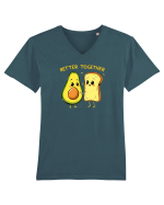 BETTER TOGETHER - MAI BUNI / BINE IMPREUNA  Tricou mânecă scurtă guler V Bărbat Presenter