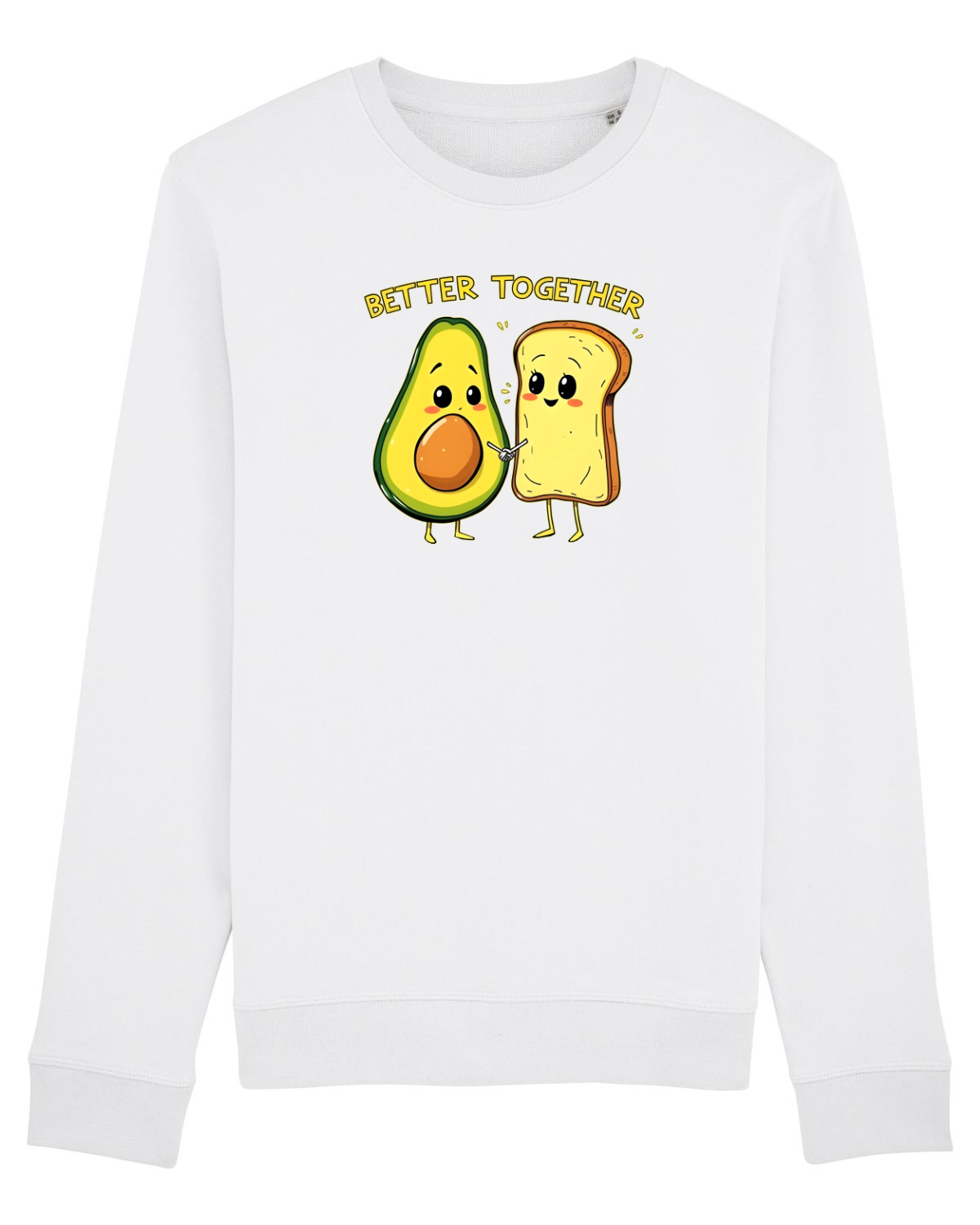 Bluză mânecă lungă Unisex Rise White