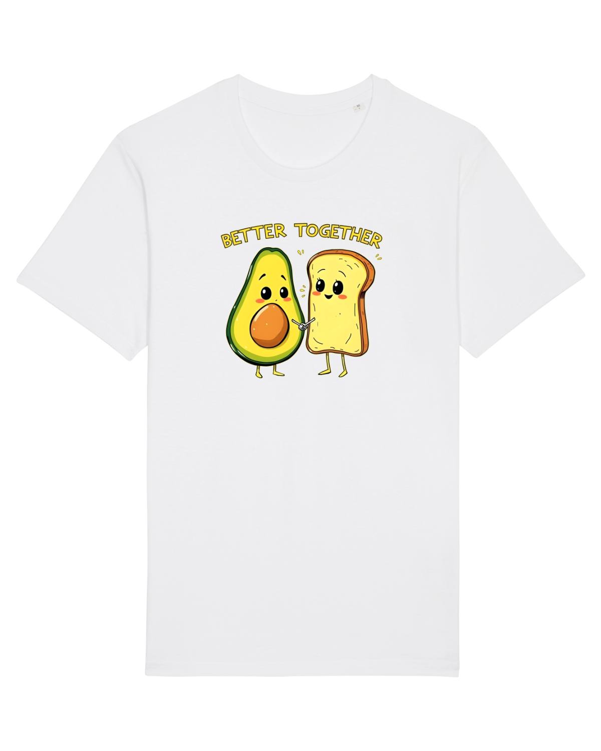 Tricou mânecă scurtă Unisex Rocker White